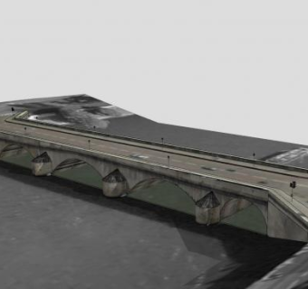 塞纳河皇家桥SU模型下载_sketchup草图大师SKP模型