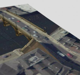 罗马古桥SU模型下载_sketchup草图大师SKP模型