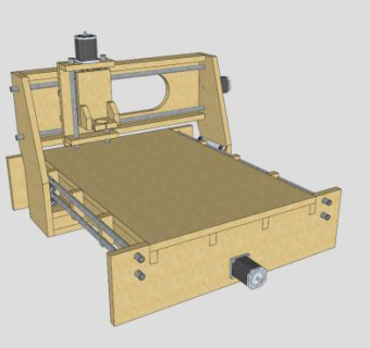 CNC数控机床SU模型_su模型下载 草图大师模型_SKP模型