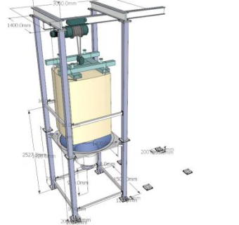 袋子装卸机和提升机SU模型_su模型下载 草图大师模型_SKP模型