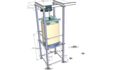 袋子装卸机和提升机SU模型_su模型下载 草图大师模型_SKP模型