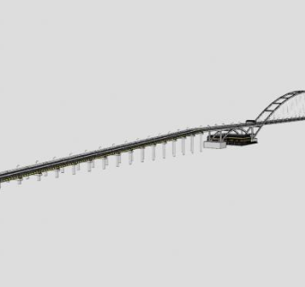 大型公路架桥SU模型下载_sketchup草图大师SKP模型