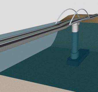 海上公路架桥SU模型下载_sketchup草图大师SKP模型