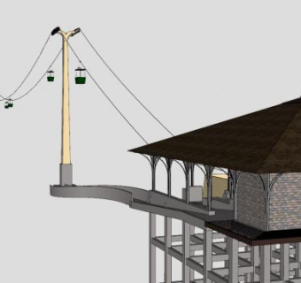 圣地亚哥动物园公园SU模型下载_sketchup草图大师SKP模型