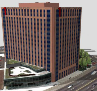 现代华盛顿公园建筑SU模型下载_sketchup草图大师SKP模型