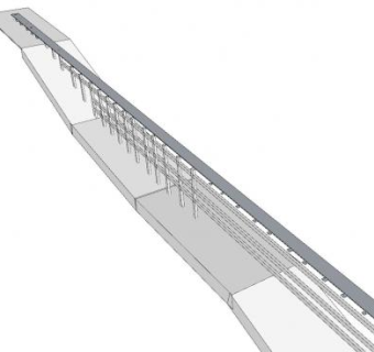 高架桥梁SU模型下载_sketchup草图大师SKP模型