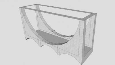 简易石桥SU模型下载_sketchup草图大师SKP模型