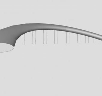 弧形桥梁SU模型下载_sketchup草图大师SKP模型