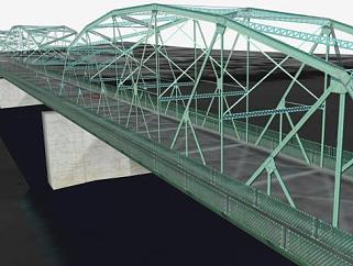 加拿大瓦尔特代尔大桥SU模型下载_sketchup草图大师SKP模型