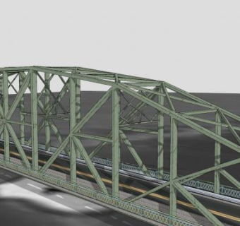 美国华盛顿公路大桥SU模型下载_sketchup草图大师SKP模型