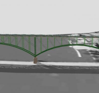 田纳西州诺克斯维尔桥梁SU模型下载_sketchup草图大师SKP模型
