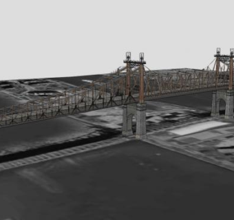 昆斯伯勒大桥高架桥SU模型下载_sketchup草图大师SKP模型