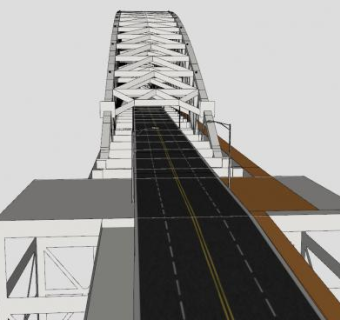 新泽西州高架桥SU模型下载_sketchup草图大师SKP模型