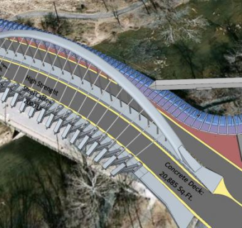 现代公路桥和雨棚人行道雨棚下载_sketchup草图大师SKP模型