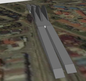 简易悉尼大桥SU模型下载_sketchup草图大师SKP模型