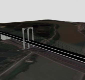 佛山市平胜大桥SU模型下载_sketchup草图大师SKP模型