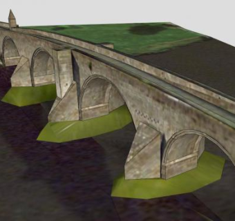 古老的斯特林桥SU模型下载_sketchup草图大师SKP模型