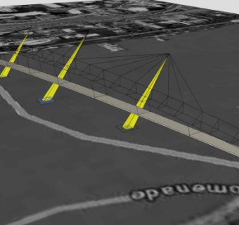桑顿街大桥SU模型下载_sketchup草图大师SKP模型