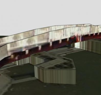 惠特比平转桥SU模型下载_sketchup草图大师SKP模型