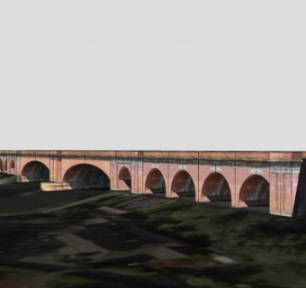 迈登黑德铁路桥SU模型下载_sketchup草图大师SKP模型