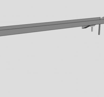 人行高架天桥SU模型下载_sketchup草图大师SKP模型