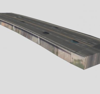 公路桥梁纹理建筑SU模型下载_sketchup草图大师SKP模型