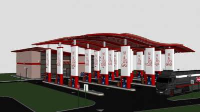 户外车站停车场SU模型下载_sketchup草图大师SKP模型