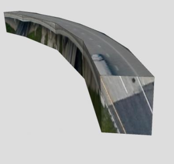 公路立交桥纹理建筑SU模型下载_sketchup草图大师SKP模型