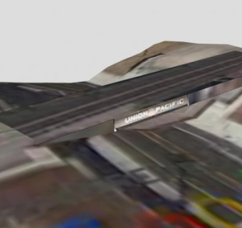 费尔维尤大街的铁路立交桥SU模型下载_sketchup草图大师SKP模型