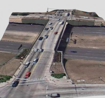 康普顿大街天桥SU模型下载_sketchup草图大师SKP模型