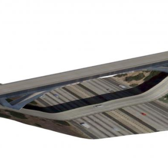 圣地亚哥的立交桥SU模型下载_sketchup草图大师SKP模型