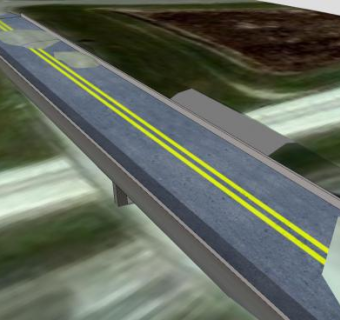 北达科他州171立交桥SU模型下载_sketchup草图大师SKP模型