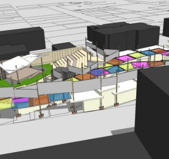 剑桥城市市场建筑SU模型下载_sketchup草图大师SKP模型
