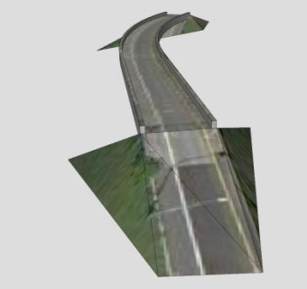 温哥华的弧形立交桥SU模型下载_sketchup草图大师SKP模型