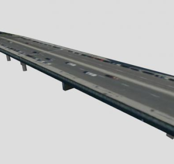 夏街天桥SU模型下载_sketchup草图大师SKP模型