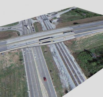 I-20机场立交桥SU模型下载_sketchup草图大师SKP模型