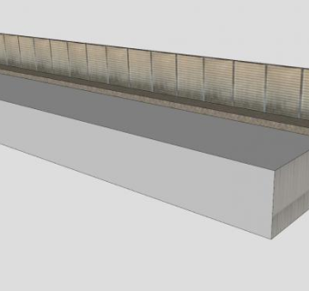 护栏天桥SU模型下载_sketchup草图大师SKP模型