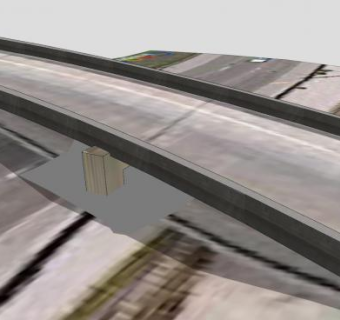 机场公路通道架桥SU模型下载_sketchup草图大师SKP模型
