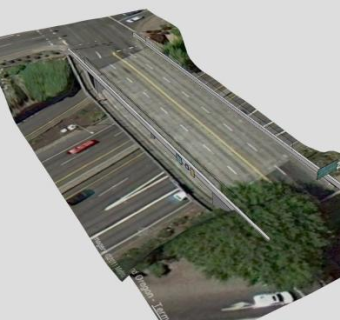 伯恩赛德圣公路桥SU模型下载_sketchup草图大师SKP模型