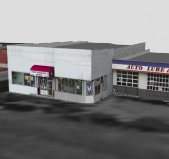 市中心历史街区建筑SU模型下载_sketchup草图大师SKP模型