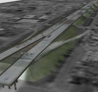 65号州际公路市中心立交桥SU模型下载_sketchup草图大师SKP模型