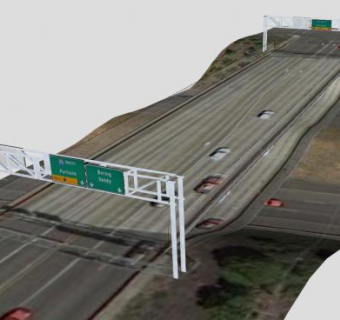 森尼赛德路架桥SU模型下载_sketchup草图大师SKP模型