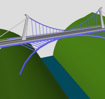 布鲁内尔跨山桥SU模型下载_sketchup草图大师SKP模型