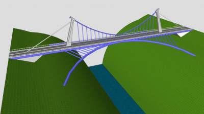 布鲁内尔跨山桥SU模型下载_sketchup草图大师SKP模型