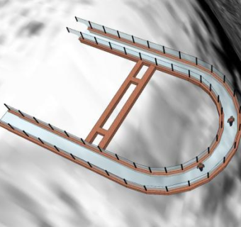 大峡谷观景天桥SU模型下载_sketchup草图大师SKP模型