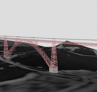 加拉比高架桥SU模型下载_sketchup草图大师SKP模型