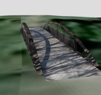 布尔溪桥SU模型下载_sketchup草图大师SKP模型