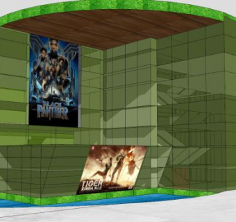 购物中心建筑SU模型下载_sketchup草图大师SKP模型