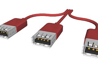 USB<em>连接器</em>SU模型_su模型下载 草图大师模型_SKP模型