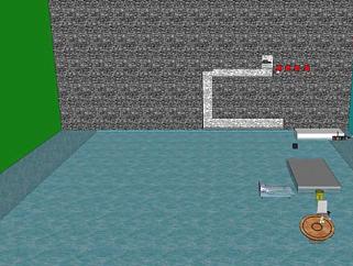 淹没的室内围墙SU模型下载_sketchup草图大师SKP模型